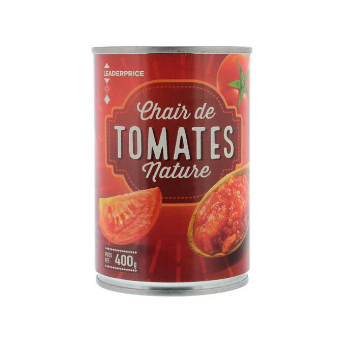 LEADER PRICE CHAIR DE TOMATES NATURE 400G