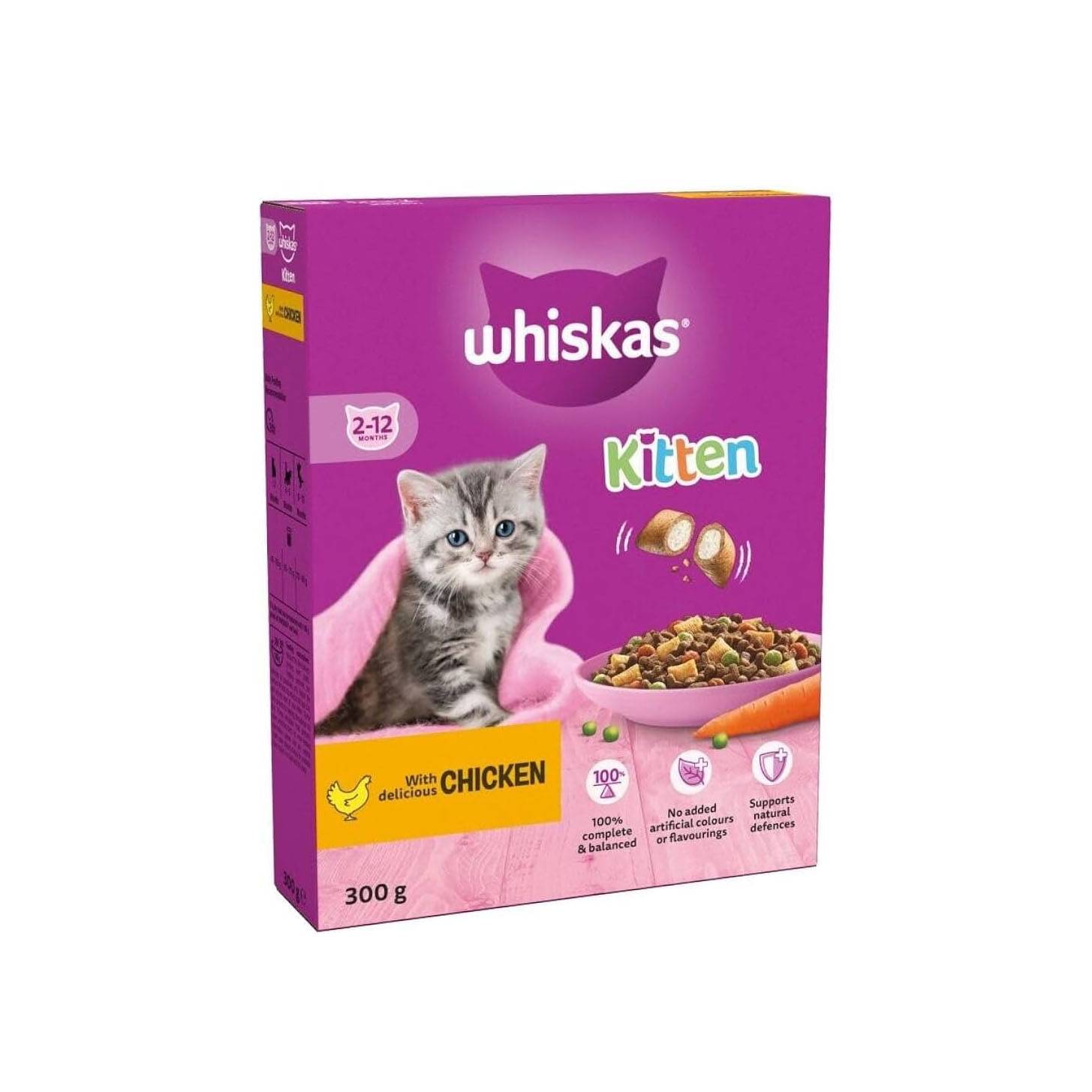 WHISKAS KITTEN WITH CHICKEN 300G