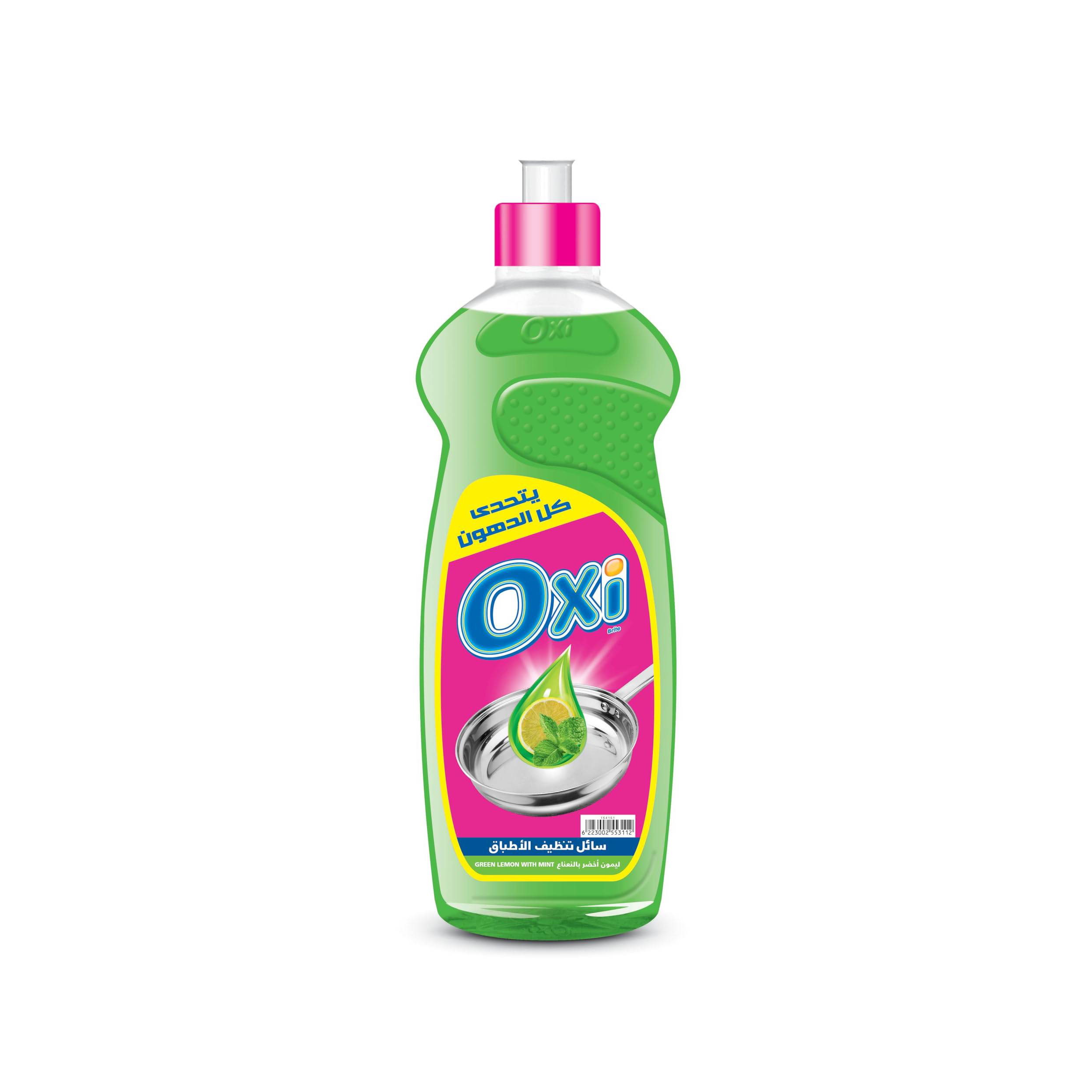 OXI DISH WASHING LIQUID GREEN LEMON 600G