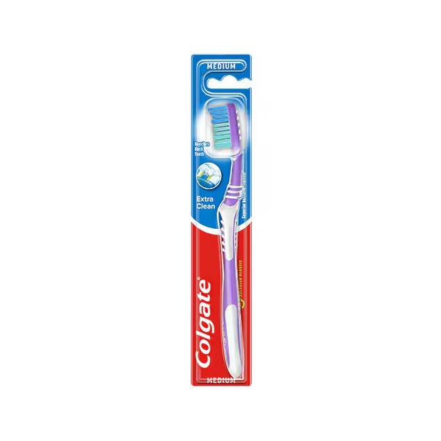 COLGATE TOOTHBRUSH MEDIUM EXTRA CLEAN