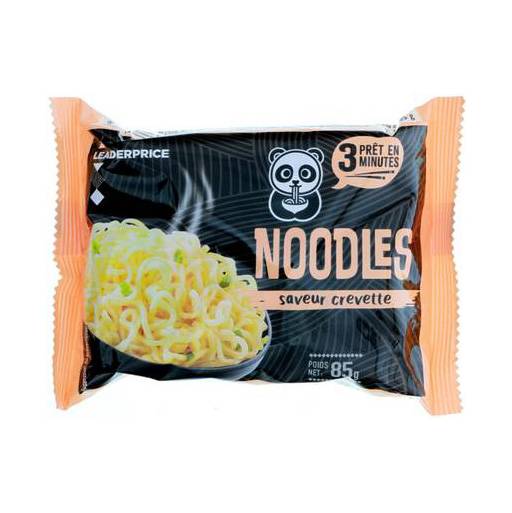 LEADER PRICE NOODLES SAVEUR CREVETTE 85G