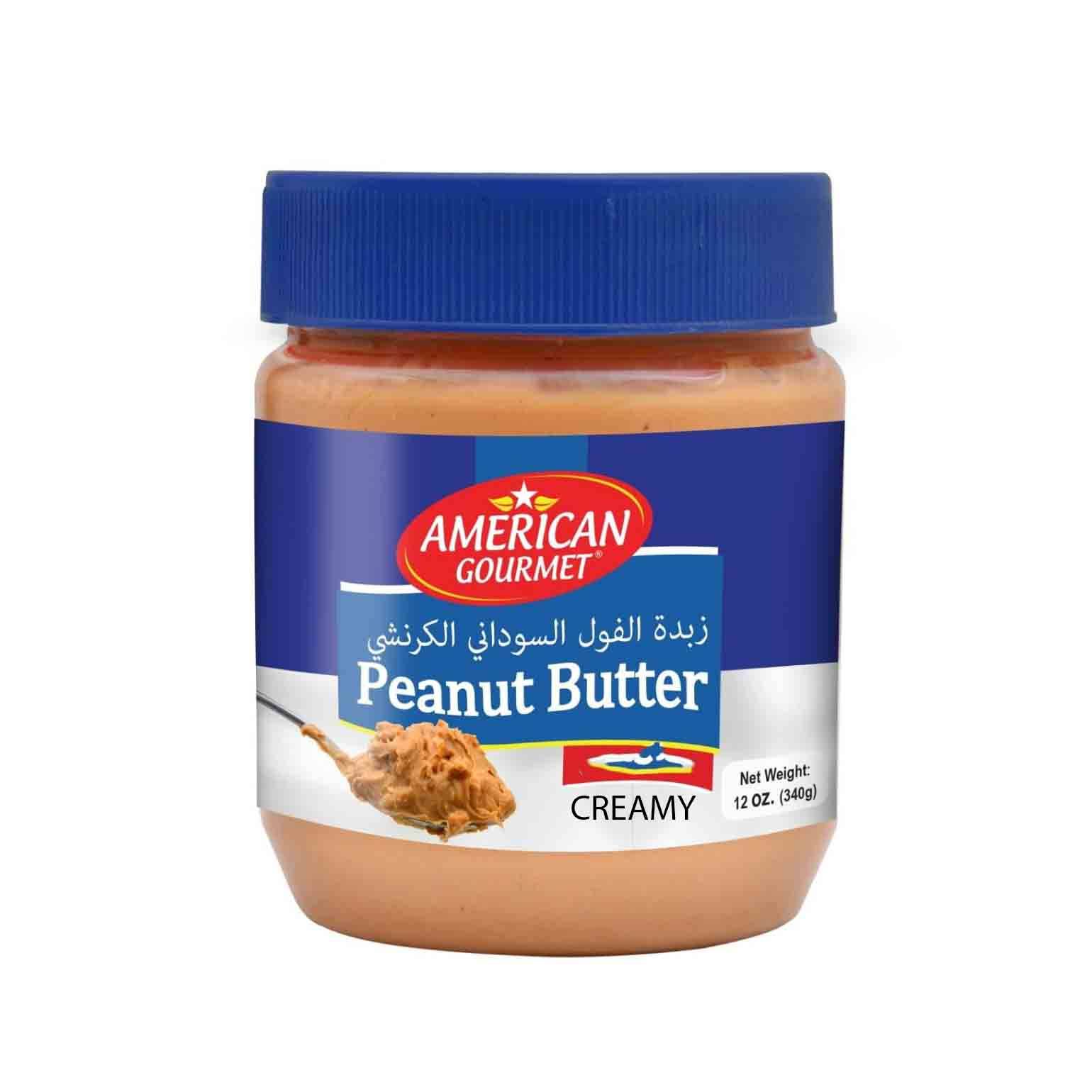 AMERICAN GOURMET PEANUT BUTTER CREAMY 340G