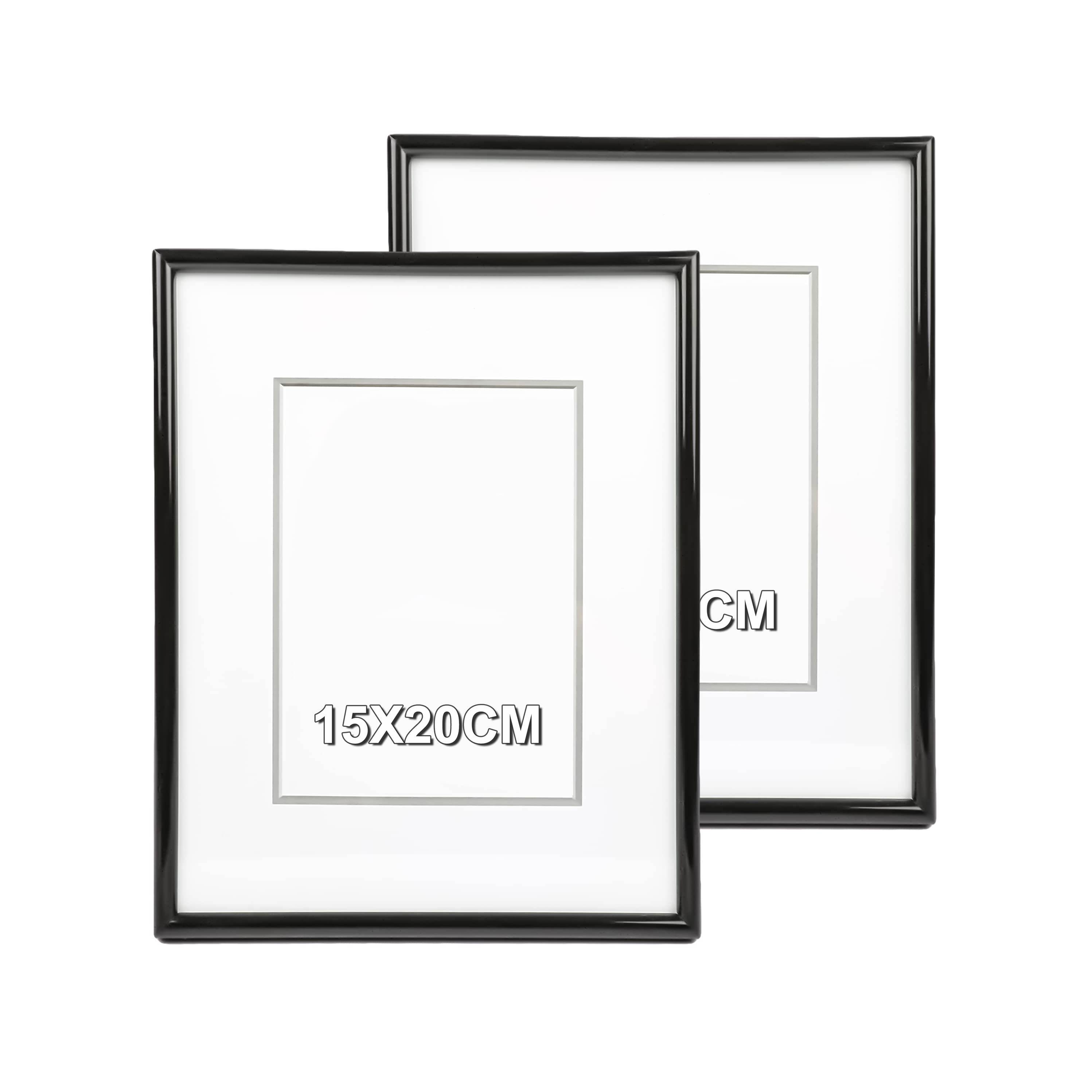 PHOTO FRAME BLACK  SMALL SIZE 15X20CM