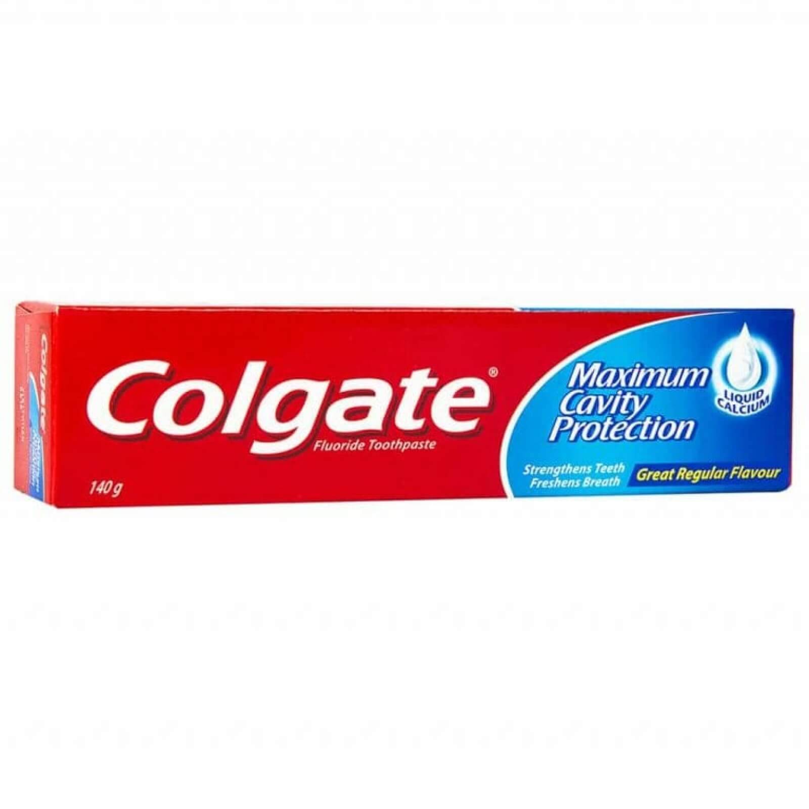 COLGATE TOOTH PASTE MAXIMUM CAVITY PROTECTION 140G