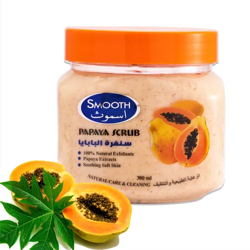 SMOOTH NATURALS PAPAYA SCRUB 300ML