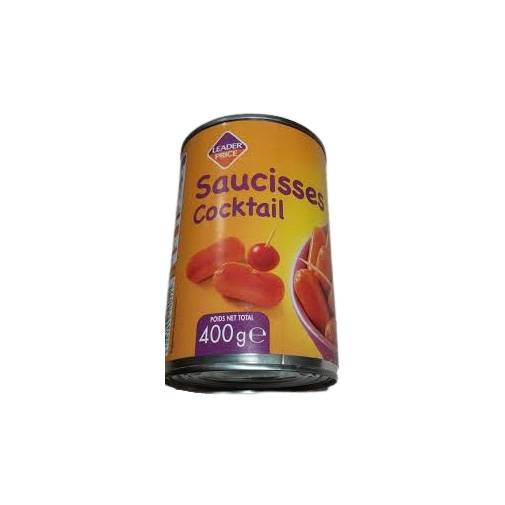 LEADER PRICE SAUCISSES COCKTAIL 400G