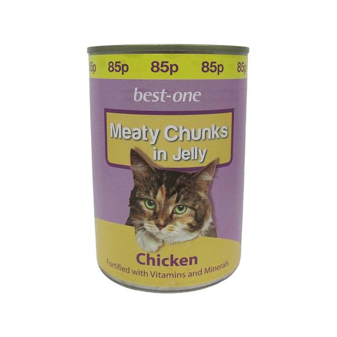 BEST ONE CHICKEN MEAT CHUNKS IN JELLY 400G