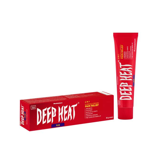 DEEP HEAT PAIN RELIEF RUB CREAM 6 IN 1 35G