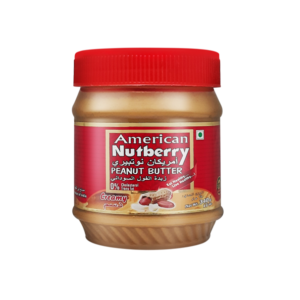 AMERICAN NUTBERRY PEANUT BUTTER CREAMY 340G