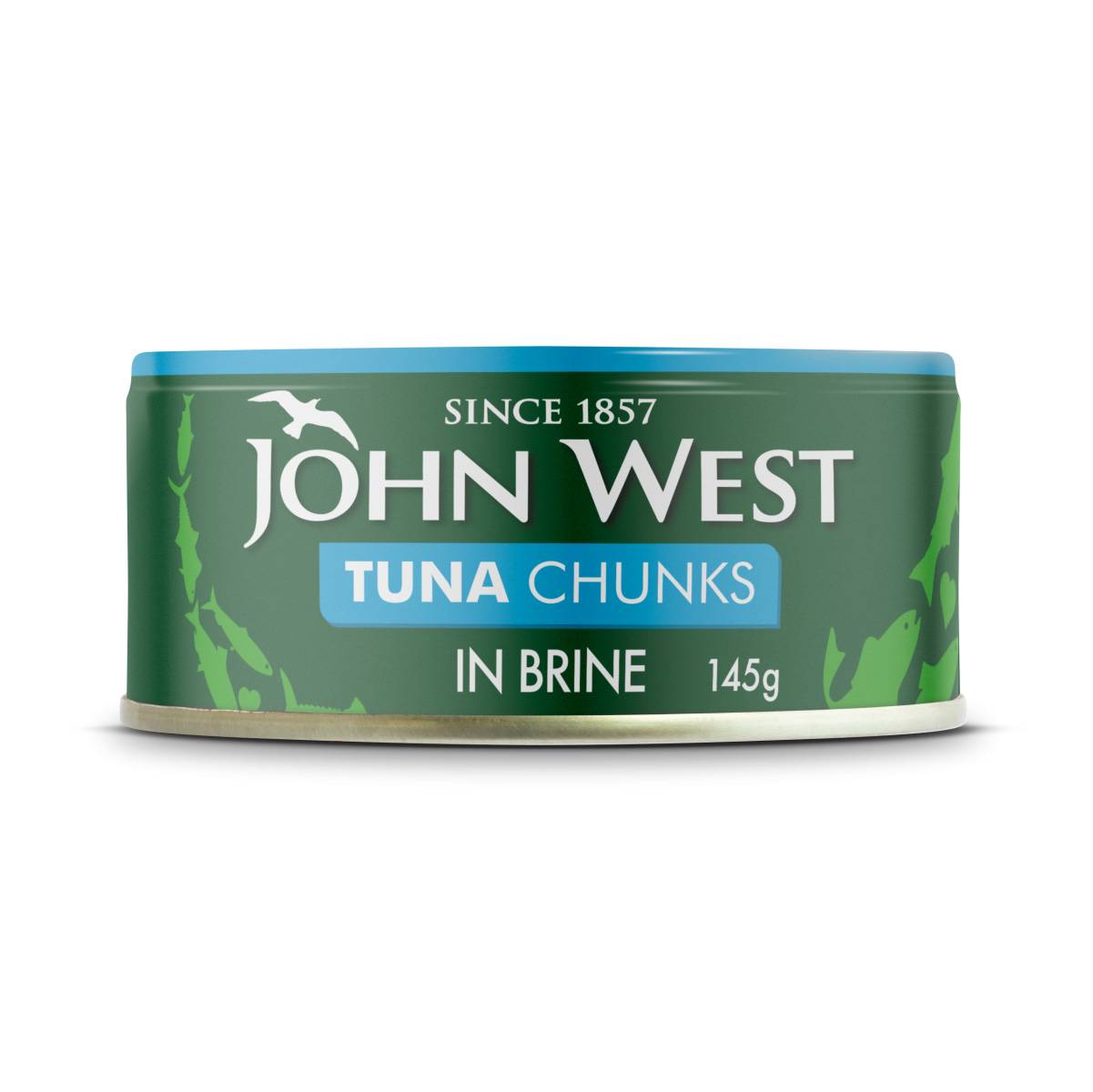 JOHN WEST TUNA CHUNKS IN BRINE 145G