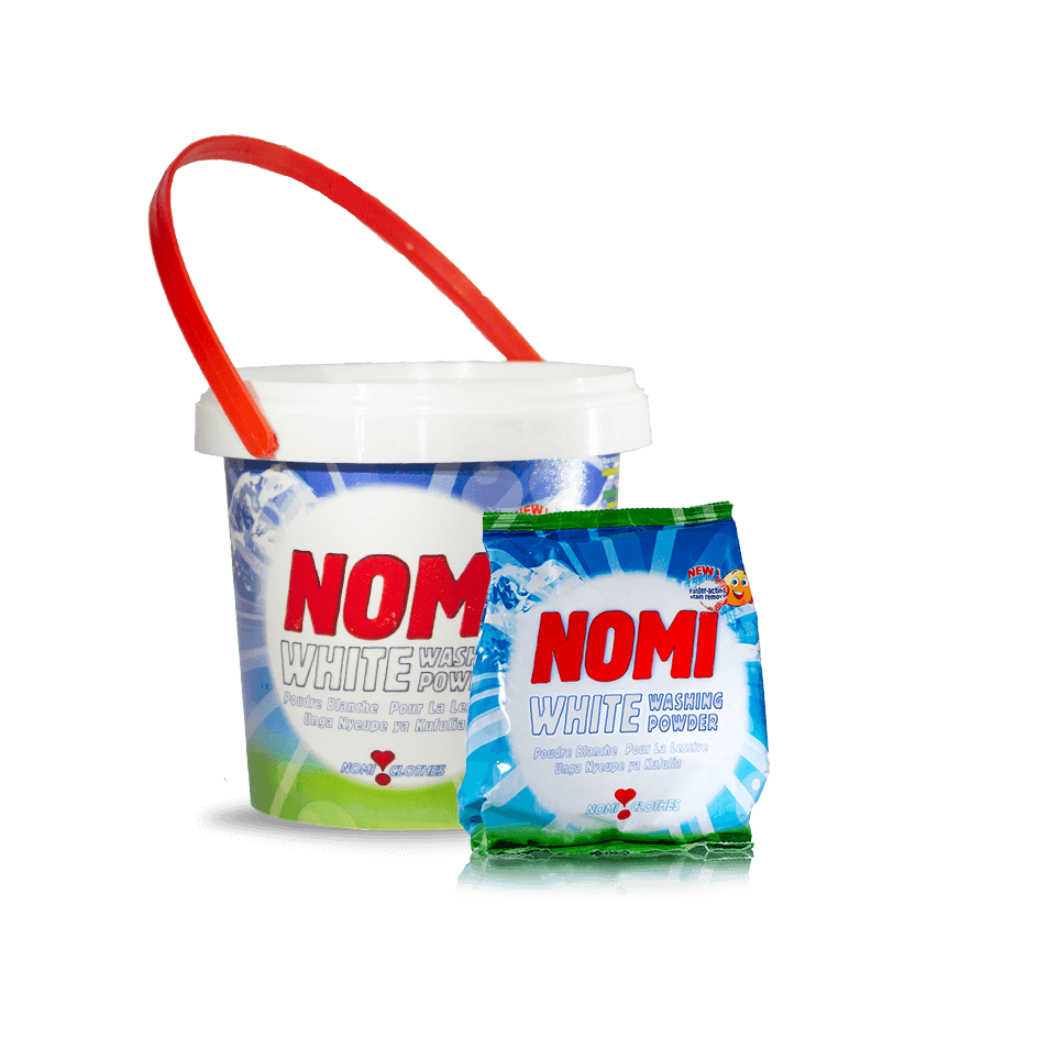 NOMI WHITE DETERGENT POWDER BUCKET 250G