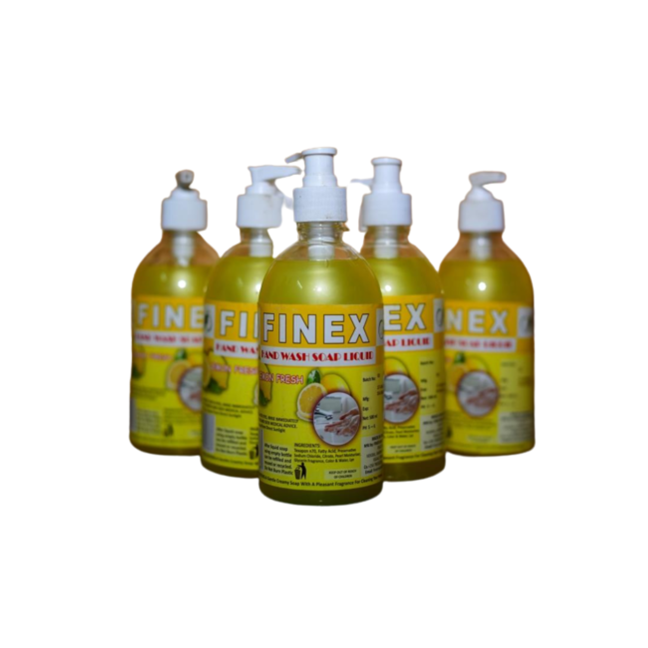 FINEX HAND WASH LEMON 500ML