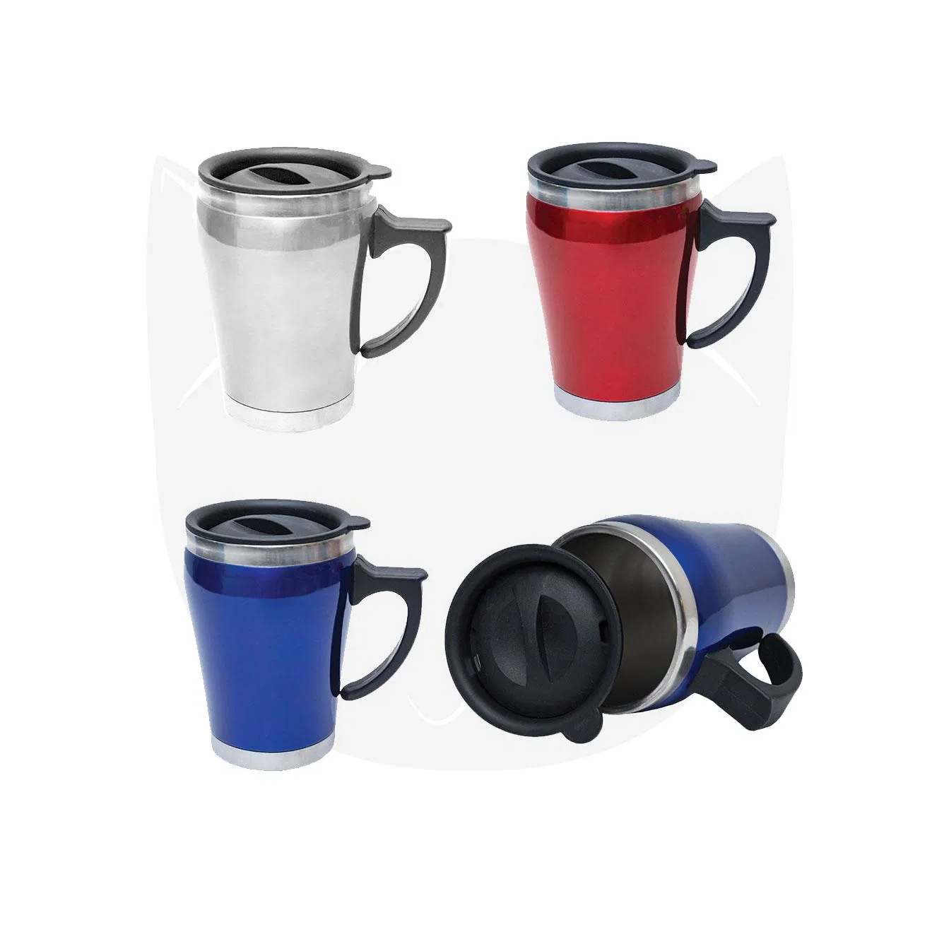 CAR DRINKING MUG ASSORTED COLOR 350ML