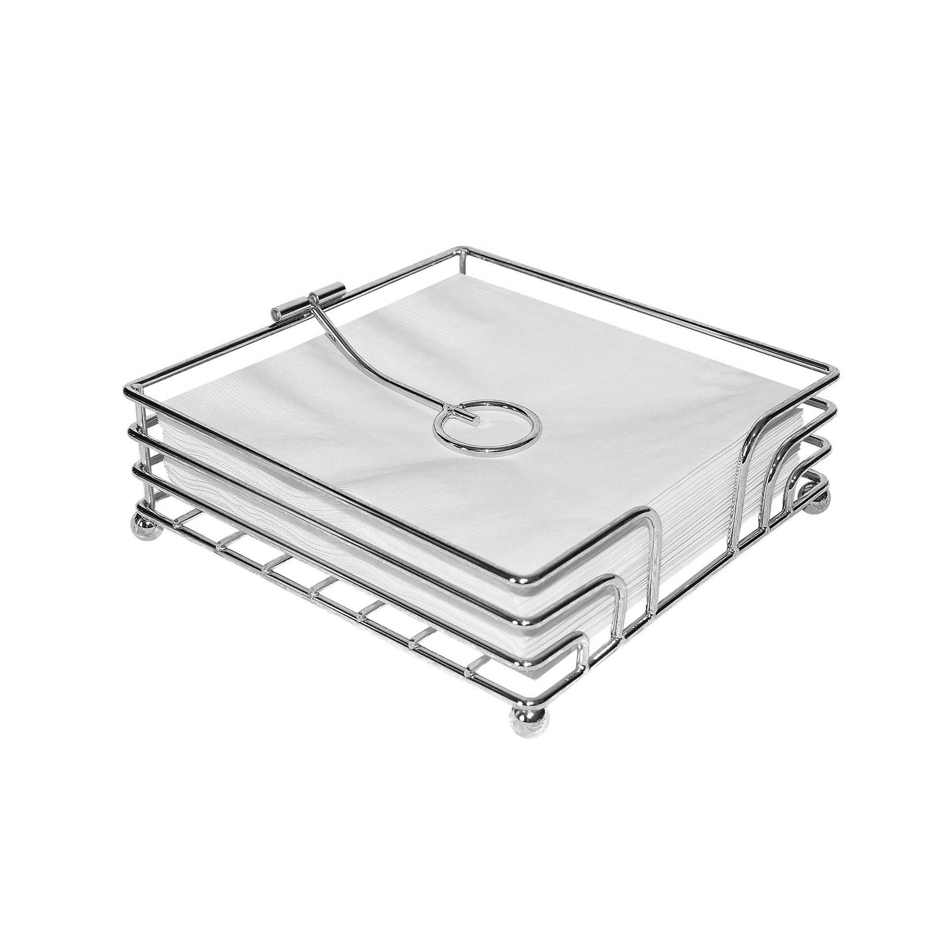 NAPKIN HOLDER CHROMED WIRE