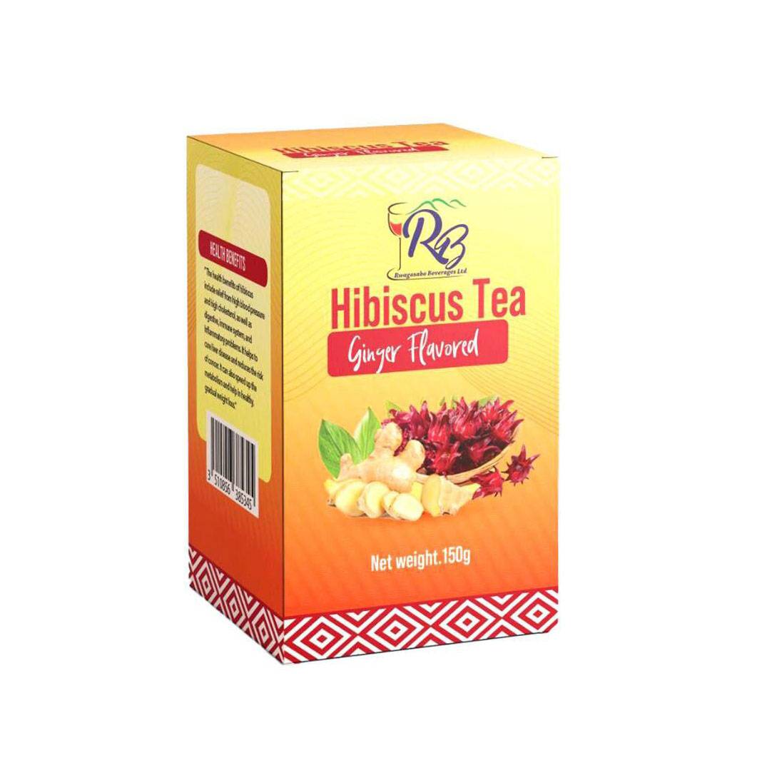 HIBISCUS TEA FLAVORED GINGER 150G