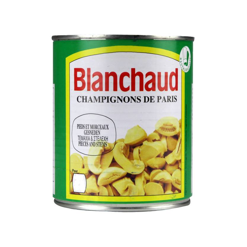 BLANCHAUD CHAMPIGNONS DE PARIS PIEDS N MORCEAUX 780G