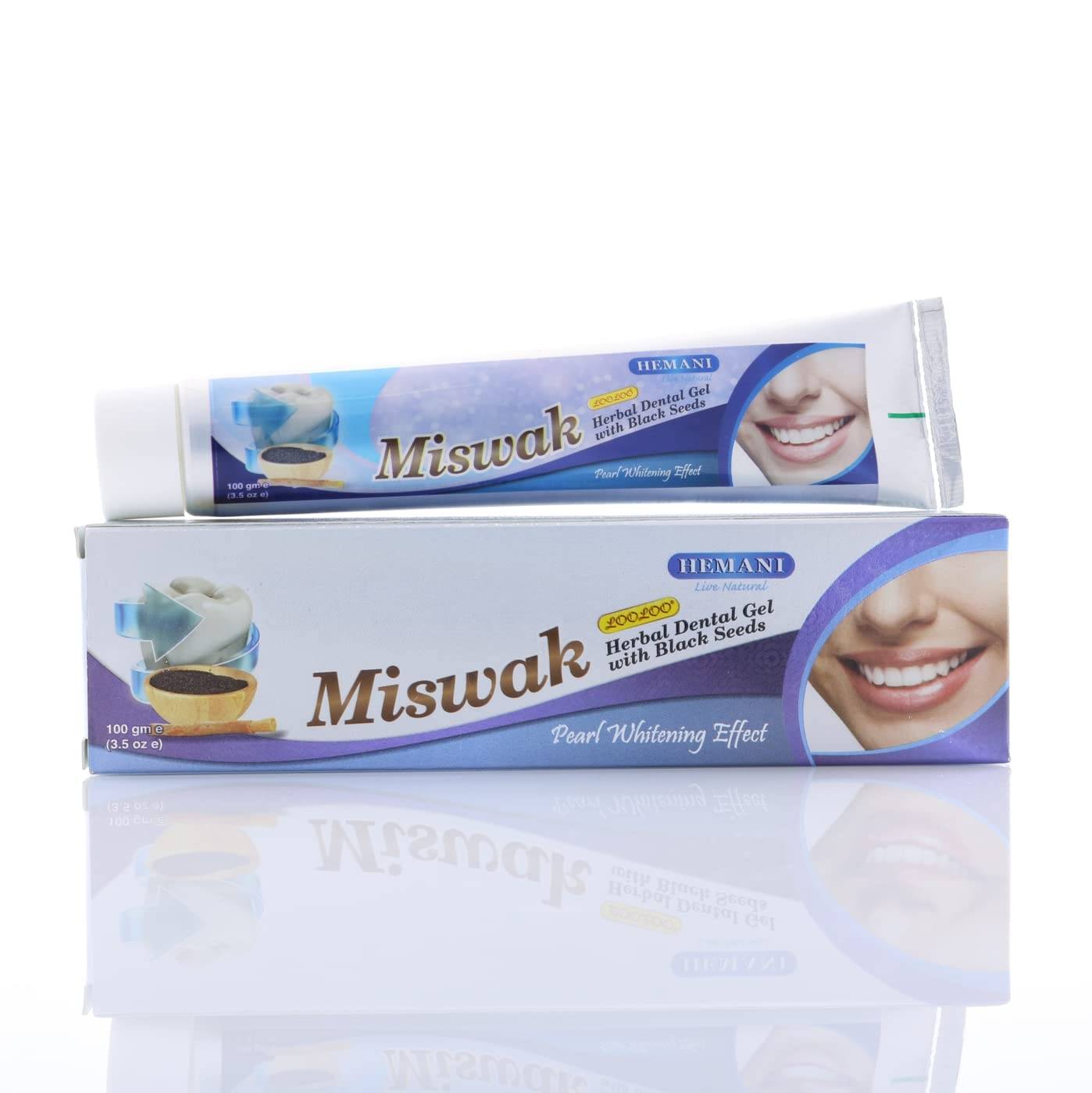 HEMANI TOOTH PASTE MISWAK DENTAL GEL 100G