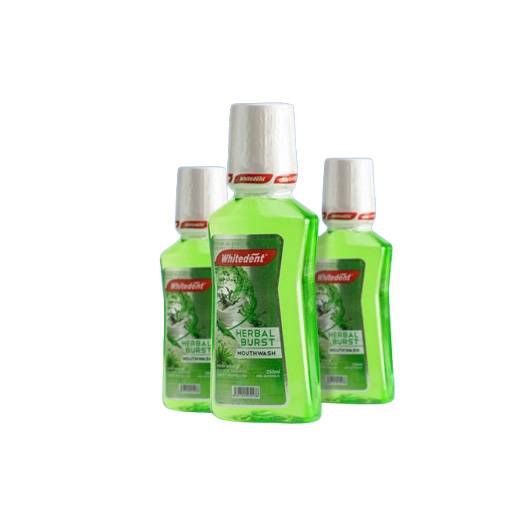 WHITEDENT MOUNTH WASH HERBAL BURST 500ML