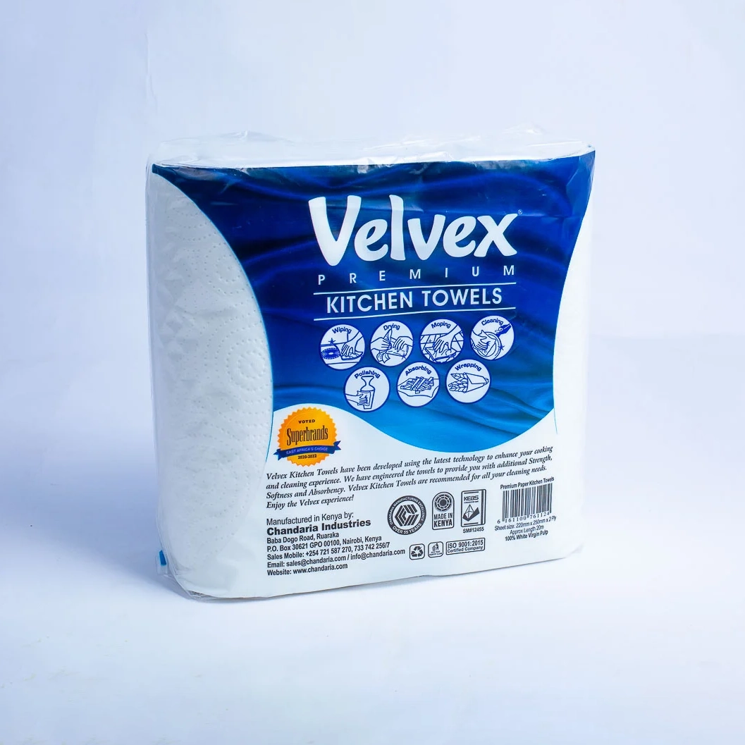 VELVEX PREMIUM KITCHEN TOWELS TWIN