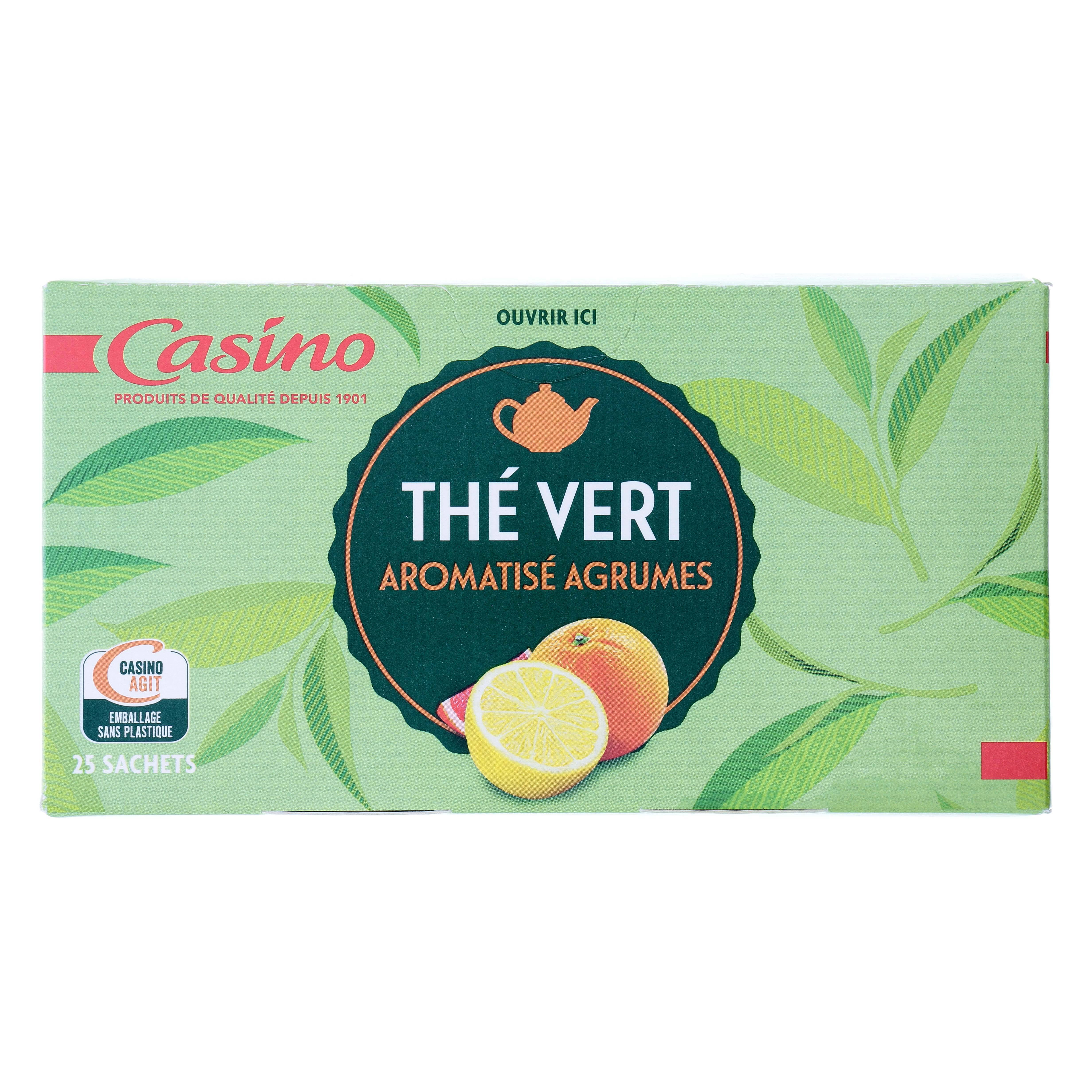 CASINO THE VERT AROMATISE AGRUMES 50G