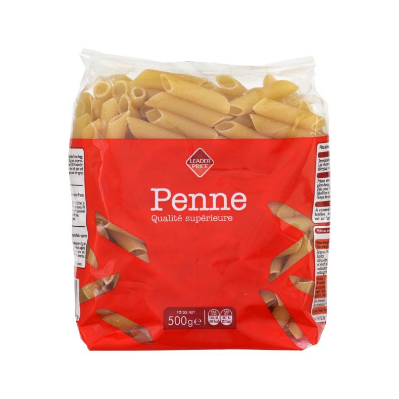 LEADER PRICE PENNE RIGATE 500G