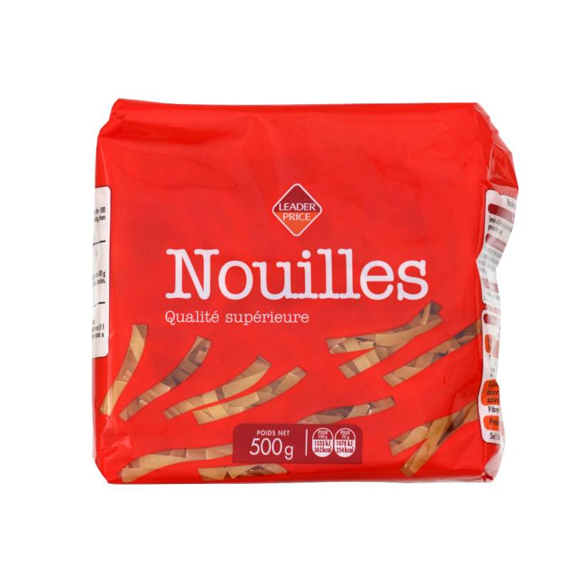 LEADER PRICE NOUILLES 500G