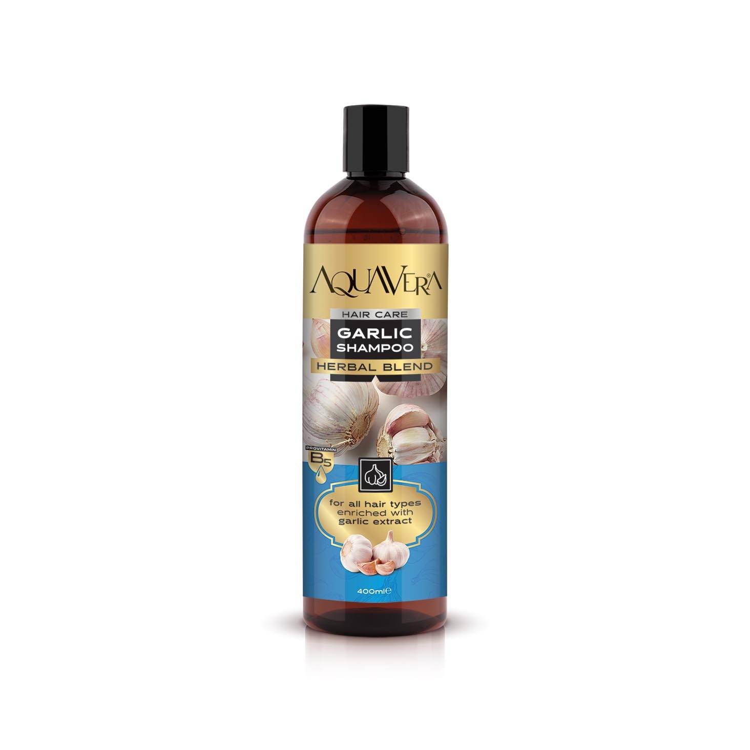 AQUA VERA HERBAL BLEND GARLIC SHAMPOO 400ML