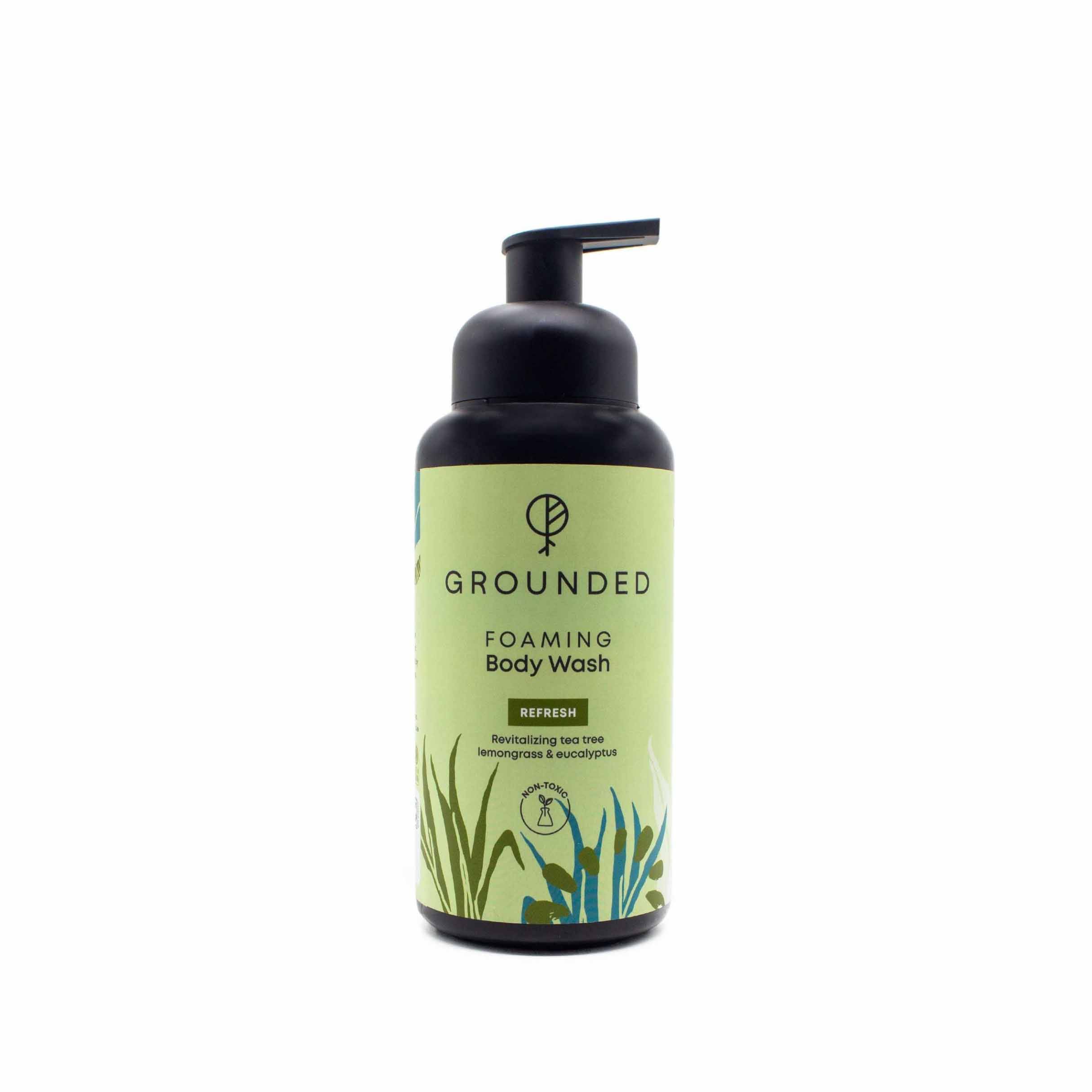 GROUNDED FOAMING BODY WASH TEA TREE EUCAL LEM 1L