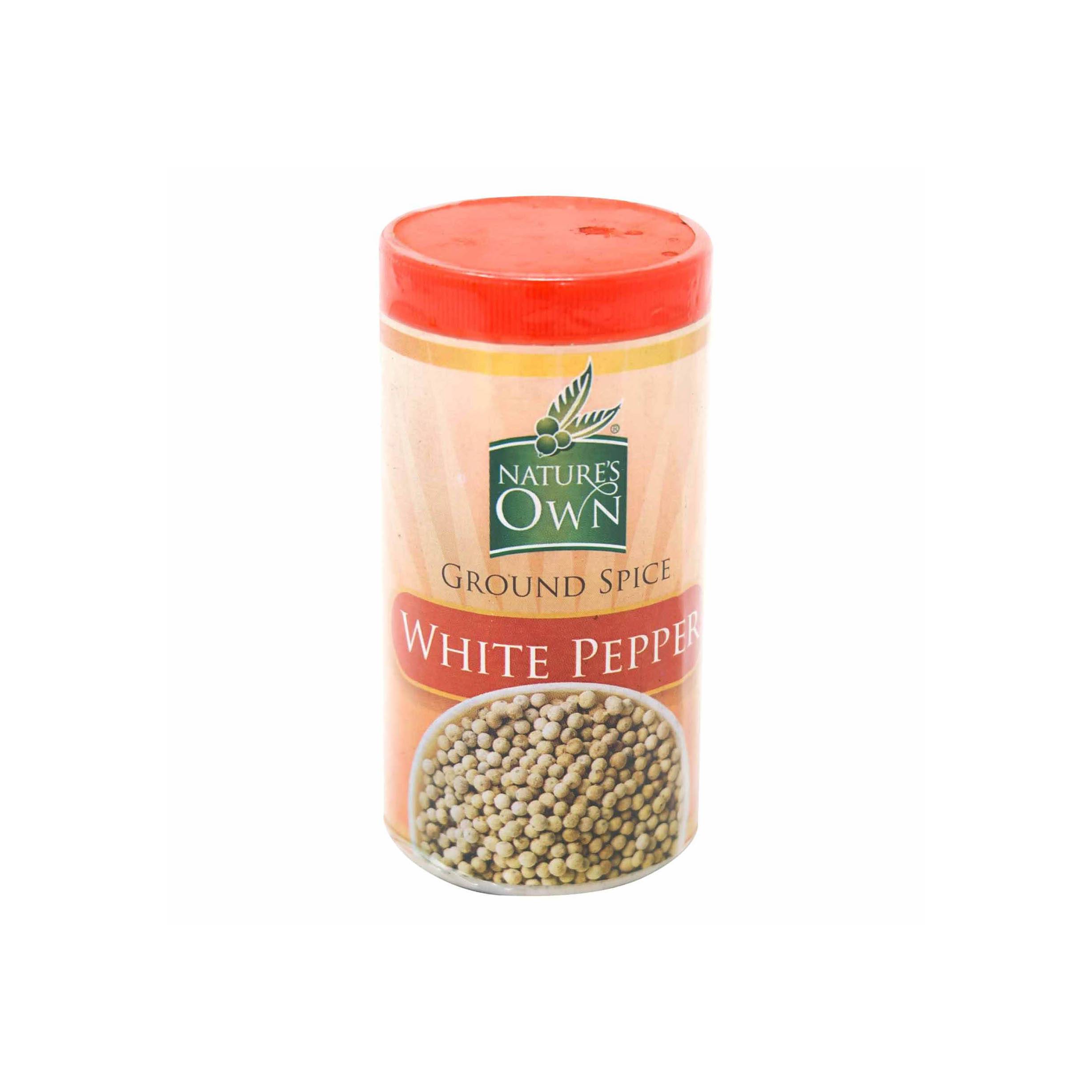 NATURES OWN GROUND WHITE PEPPER 100G