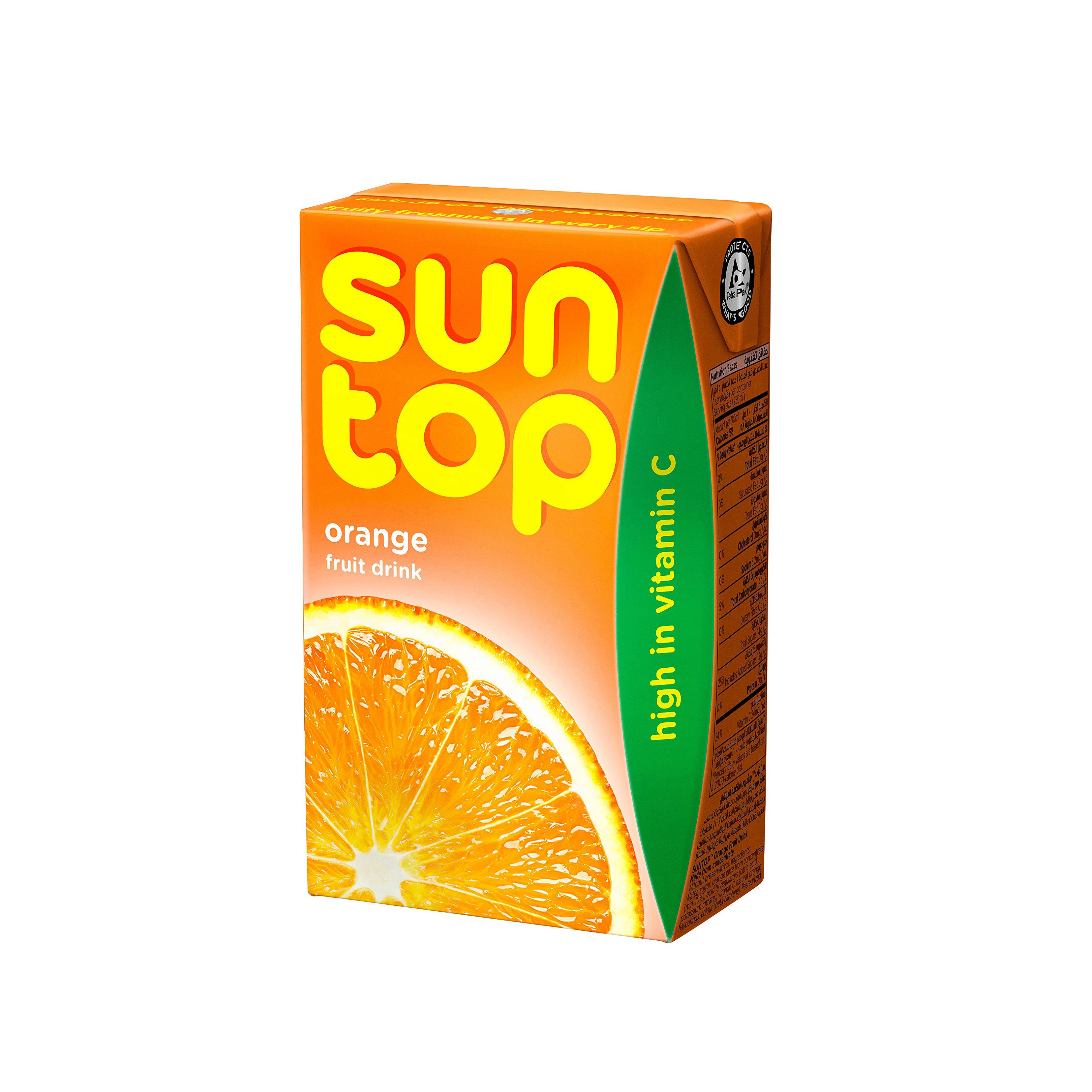 SUN TOP ORANGE JUICE 250ML