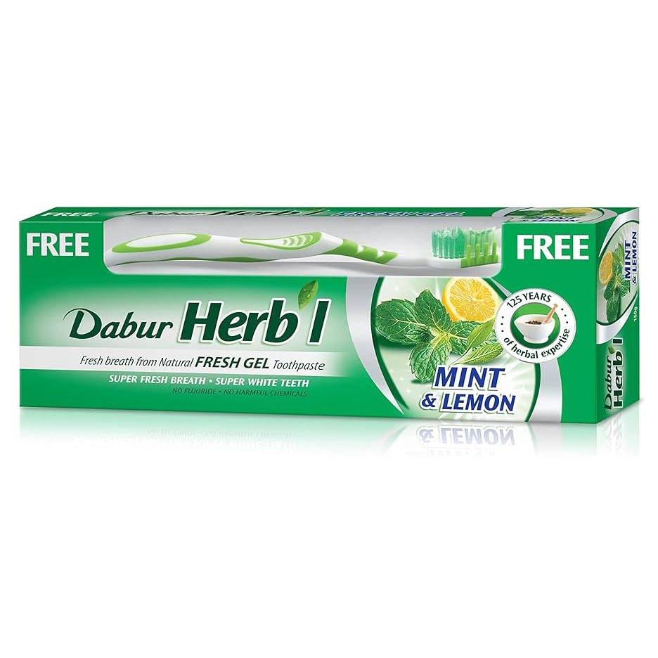 DABUR HERBAL GREEN GEL TP MINT N LEMON GEL 75G