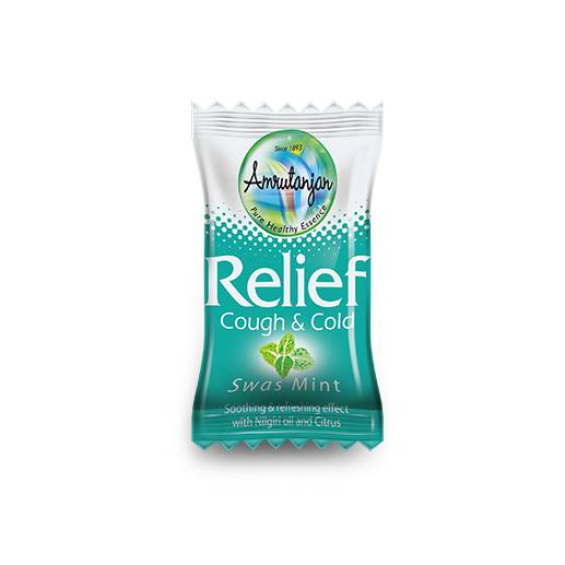 RELIEF COUGH N COLD SWAS MINT PER PC