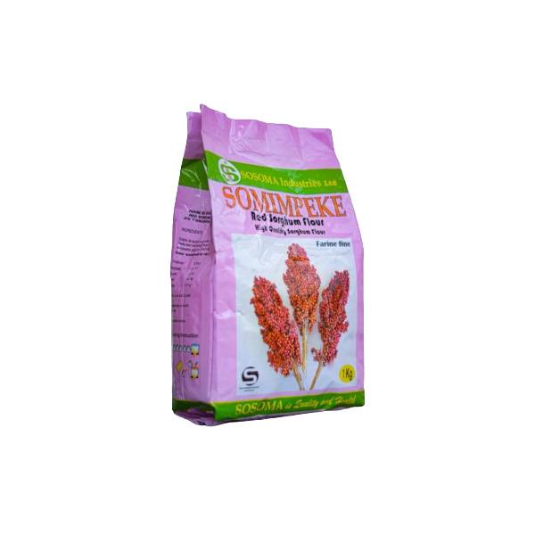 SOSOMA SOMIPMEKE RED SORGHUM FLOUR 1KG