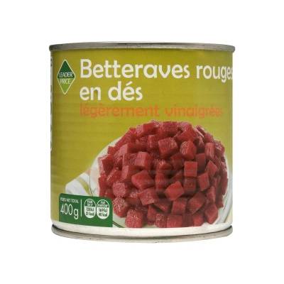 LEADER PRICE BETTERAVES ROUGES 400G