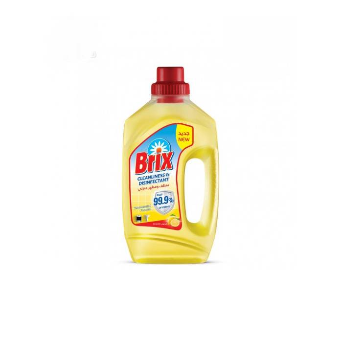 BRIX CLEANLINESS N DISINFECTANT LEMON 730ML