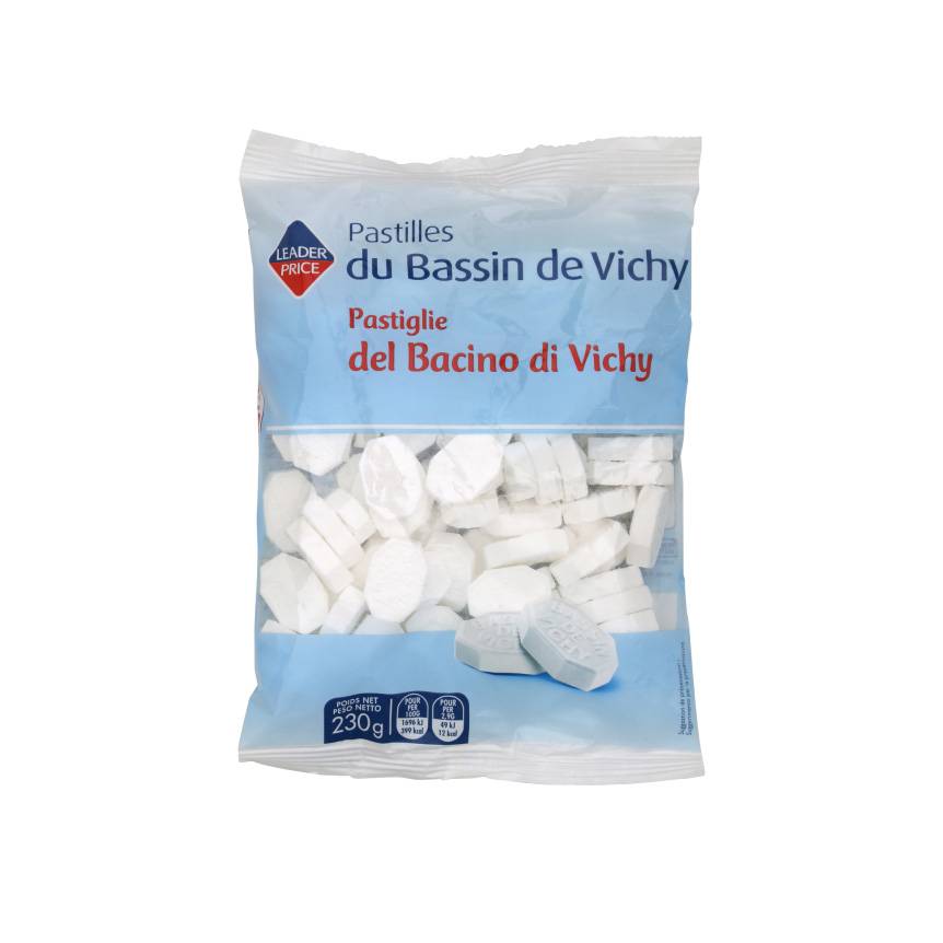 LEADER PRICE PASTILLES DU BASSIN DE VICHY 230G