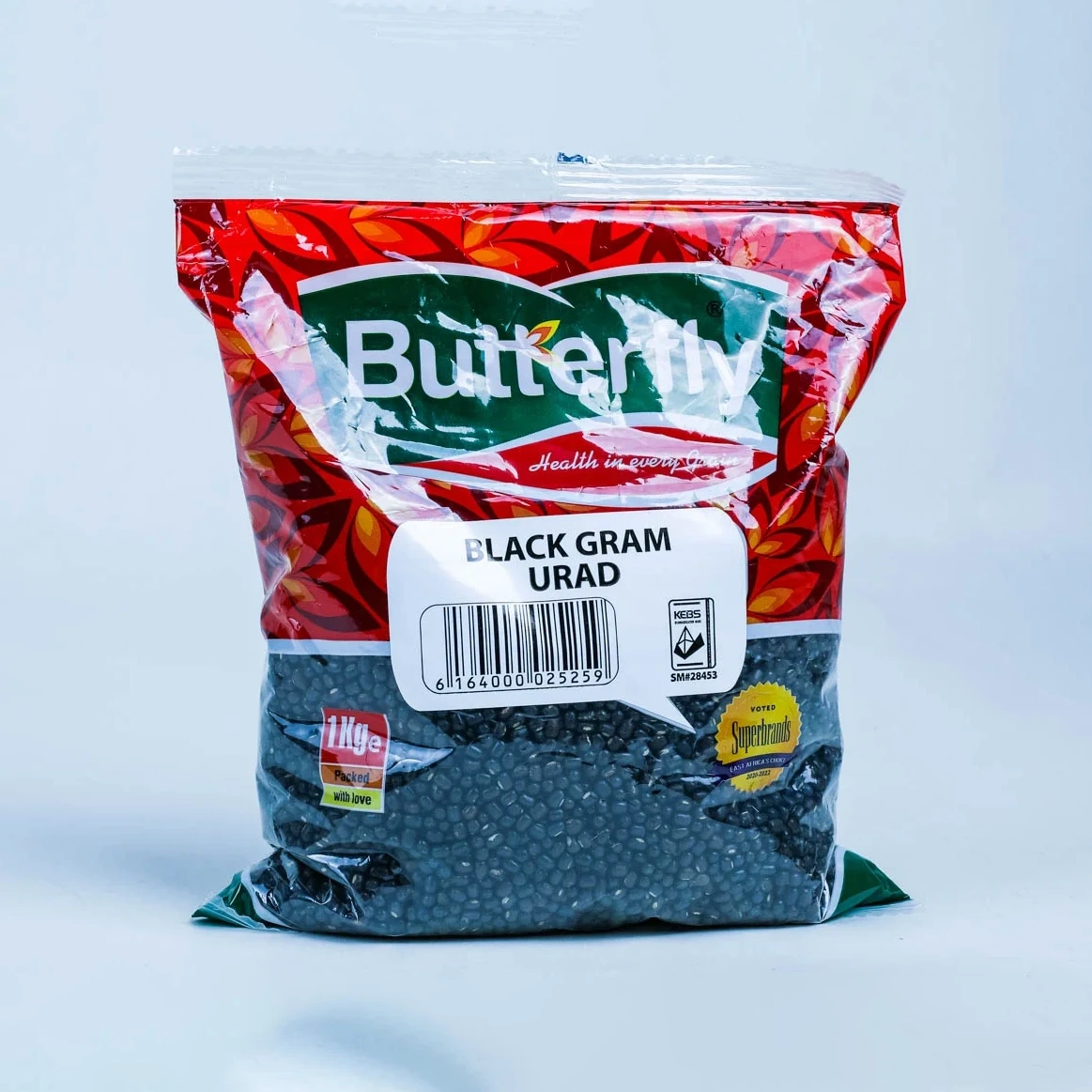 BUTTERFLY BLACK GRAM URAD 1KG
