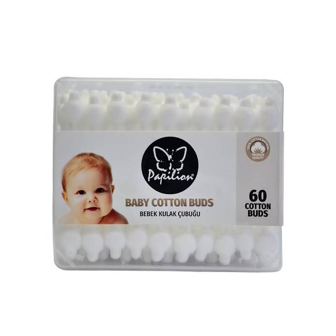 PAPILION BABY COTTON BUDS BOX  60PCS