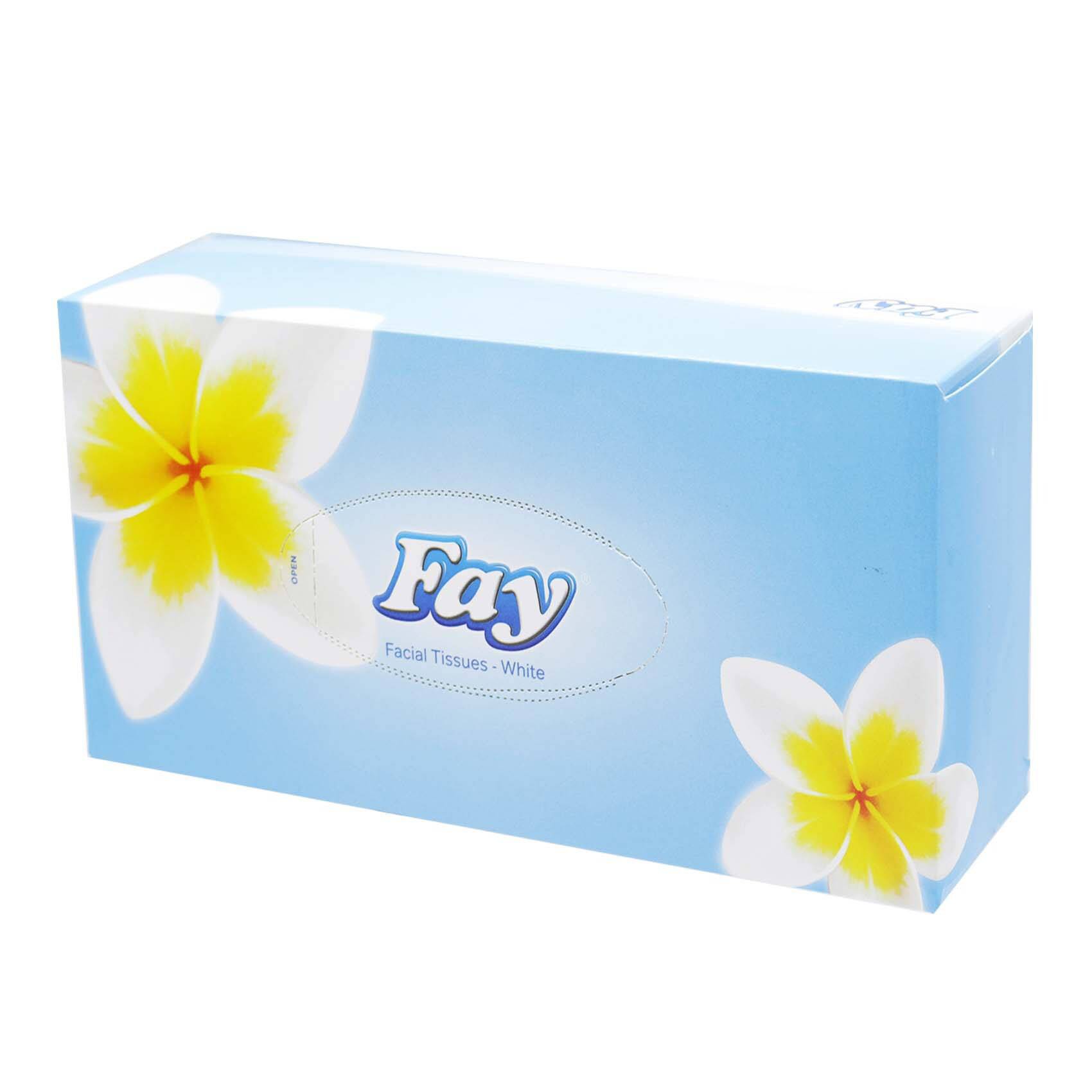 FAY FACIAL TISSUES WHITE 140S