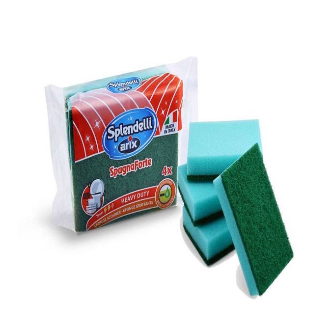 SPLENDELLI HEAVY DUTY SPONGE SCOURER 4S