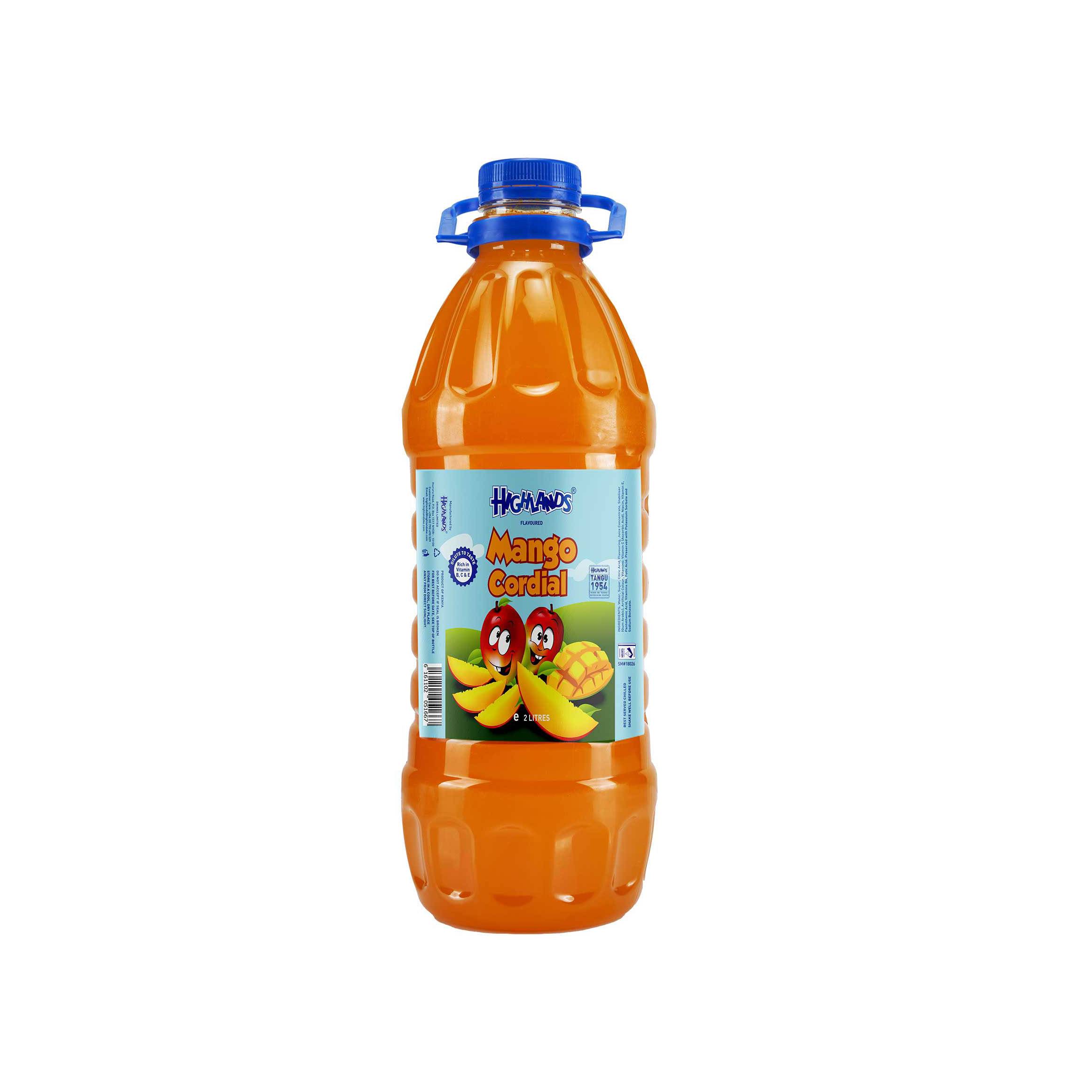 HIGHLANDS MANGO CORDIAL 2L