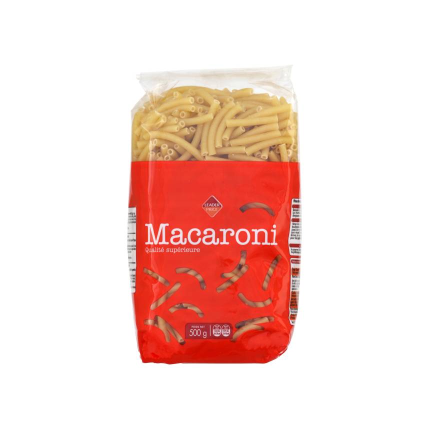 LEADER PRICE MACARONI 500G