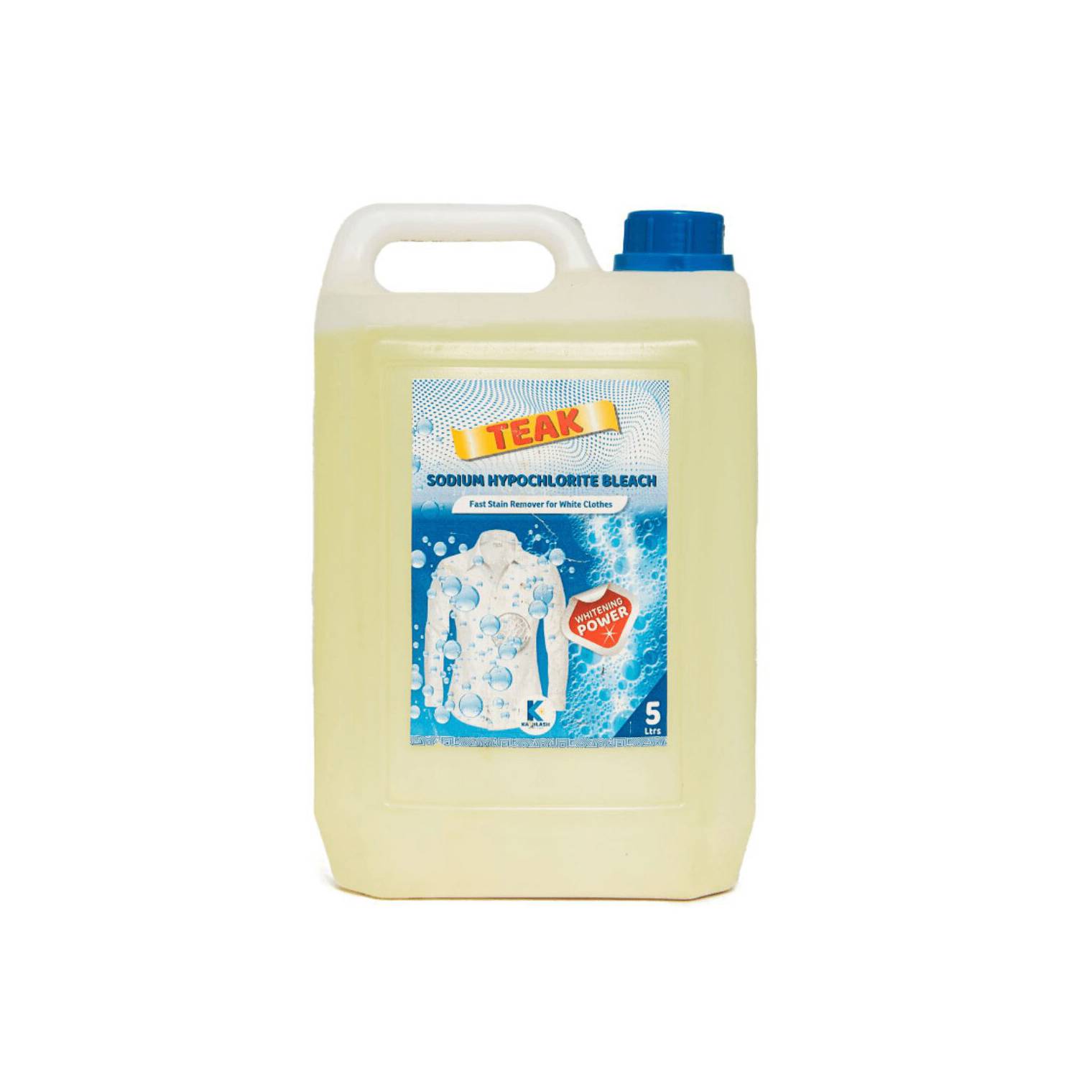 TEAK BLEACH SODIUM HYPOCHLORITE 5L