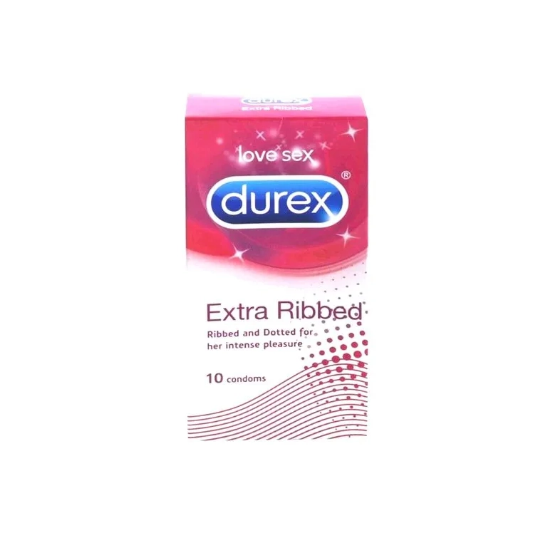 DUREX EXTRA RIBBED CONDOMS 10s