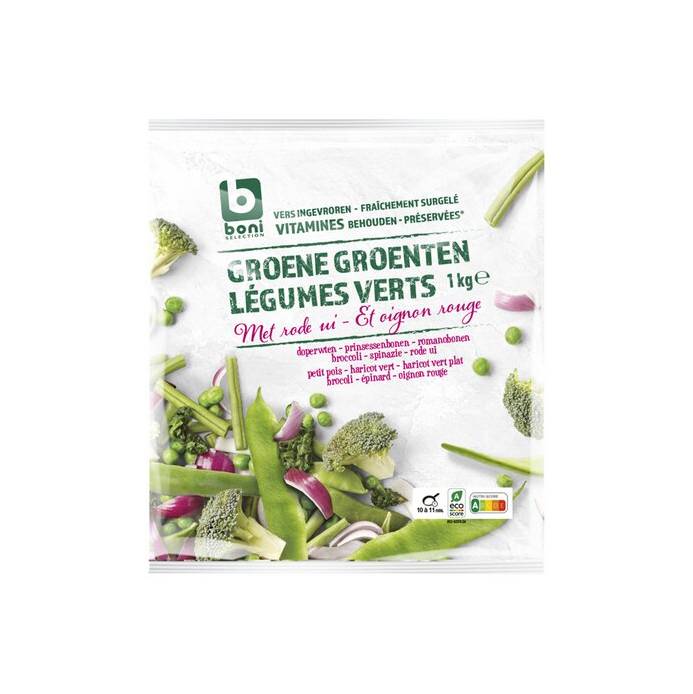 BONI LEGUMES VERTS N OIGNON ROUGE 1KG