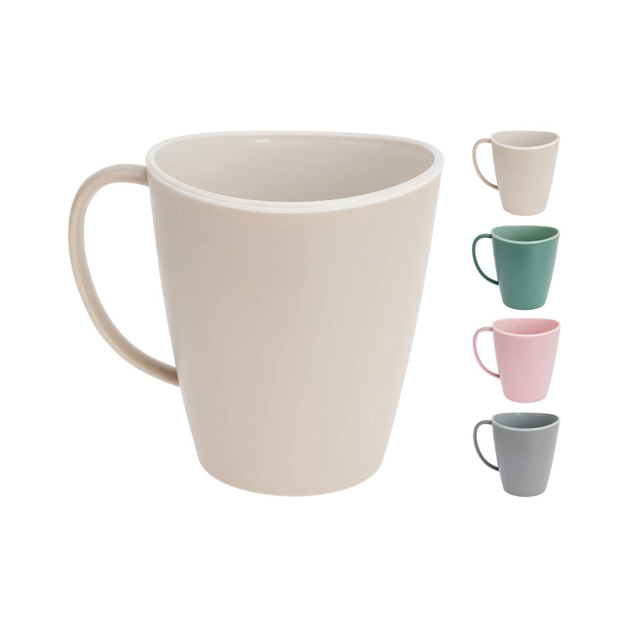 MUG PP DUOTONE ASSORTED COLOR 350ML