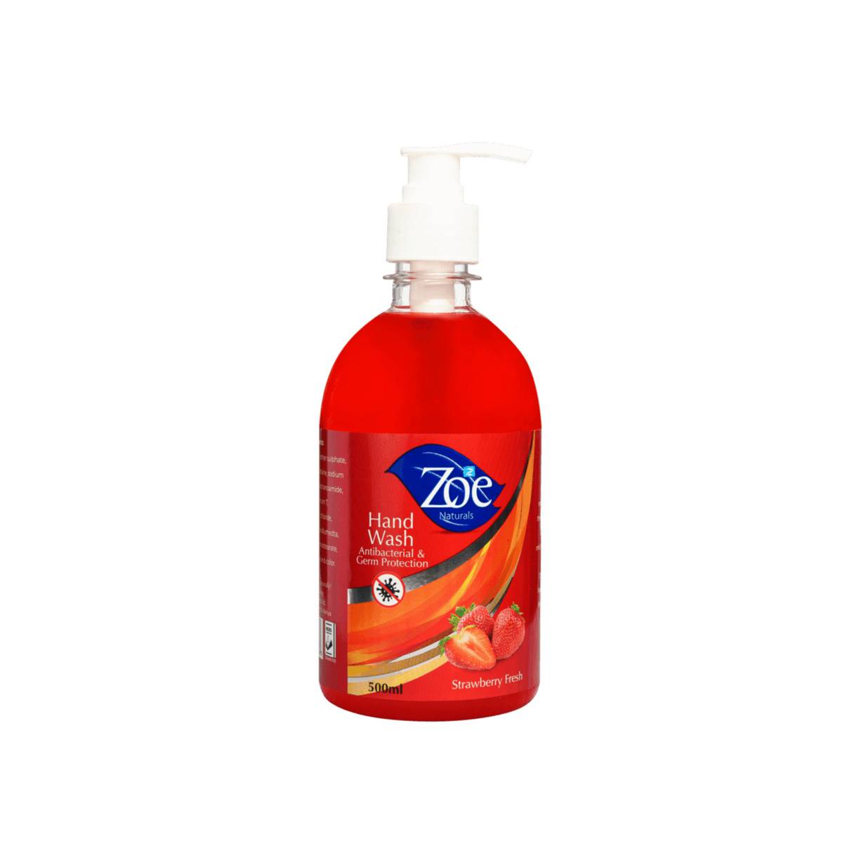 ZOE NATURALS HAND WASH STRAWBERRY 500ML