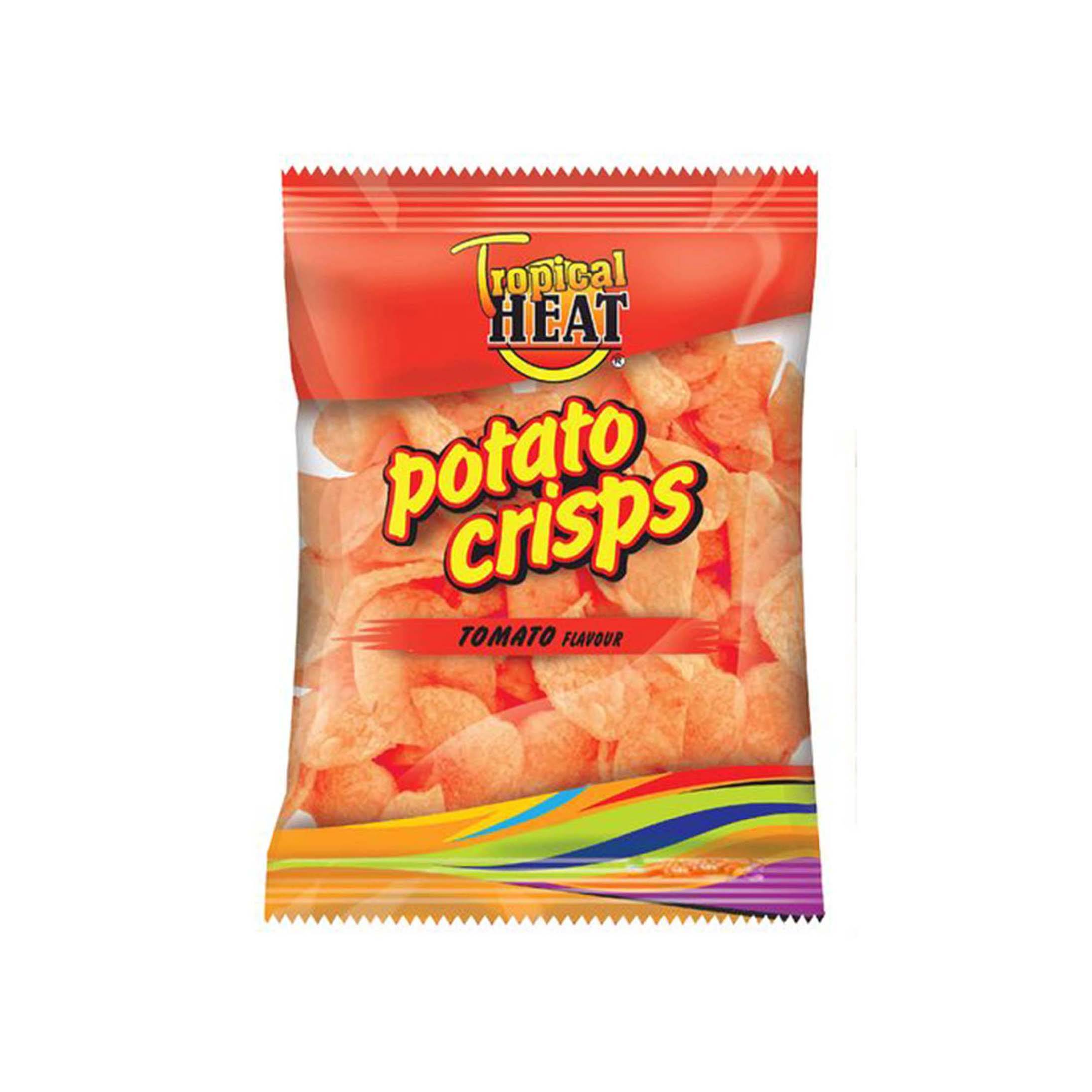 TROPICAL HEAT POTATO CRISPS TOMATO 200G