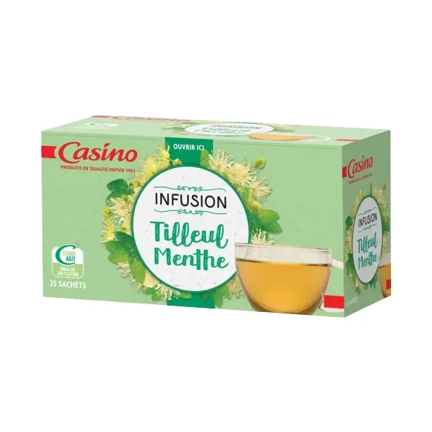 CASINO INFUSION TILLEUL MENTHE 35G