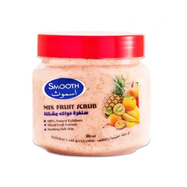 SMOOTH NATURALS MIX FRUIT SCRUB 300ML